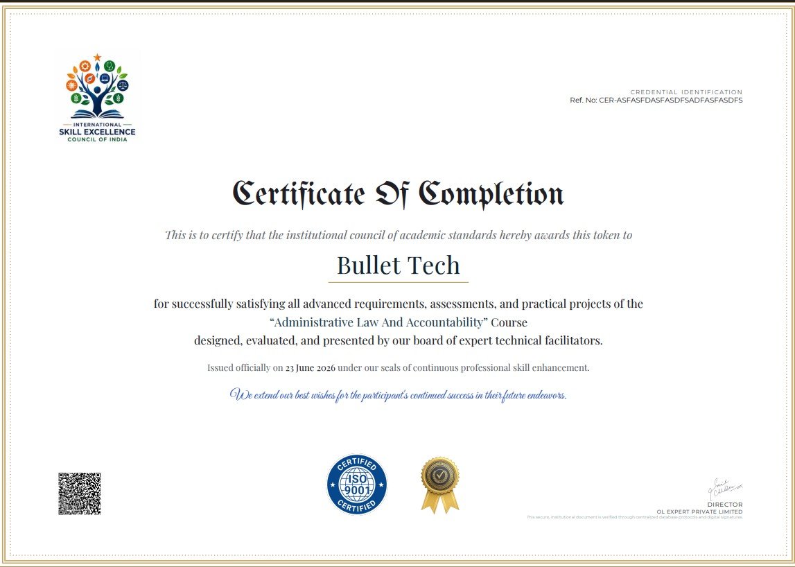 Sample certificate of completion